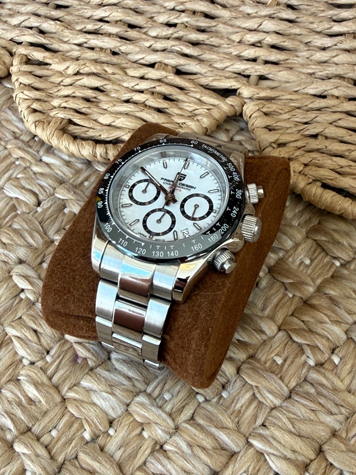 Pagani Design PD-1644 Panda Chronograph Watch VK63 Sapphire 40mm