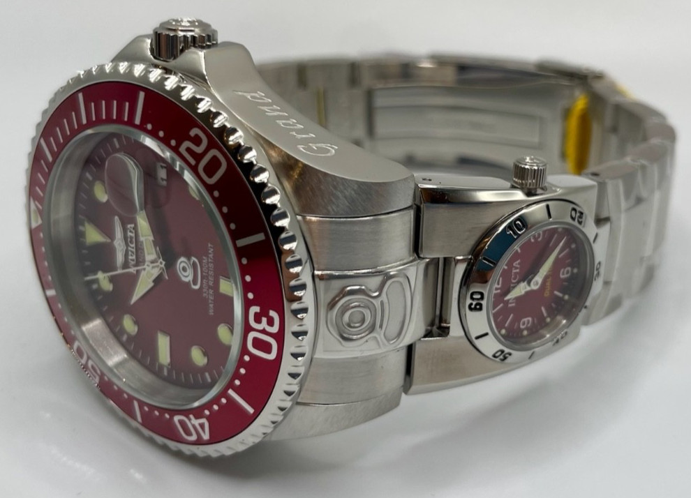 Invicta Dual Time Grand Diver Automatic Men’s Watch – 47mm, Steel (45814)