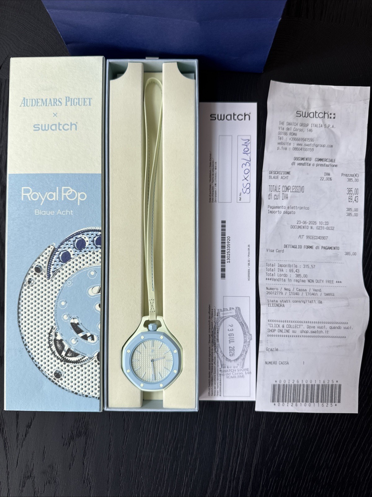 Swatch x AP – Blaue Acht – Brand New/Unworn