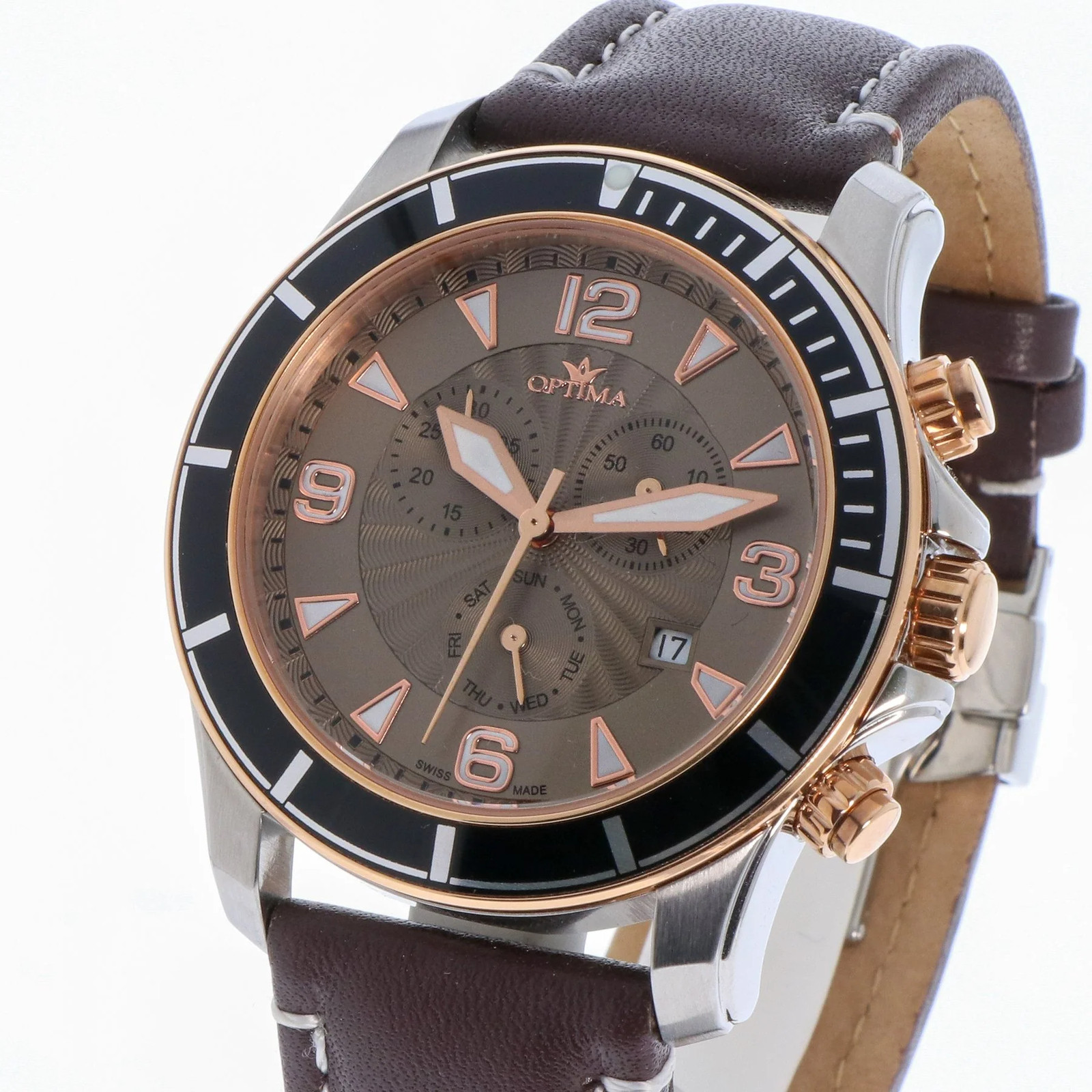 Optima – Swiss chronograph – OSC422-SRL-4 Chronograph Swiss Ronda Quartz 45 mm