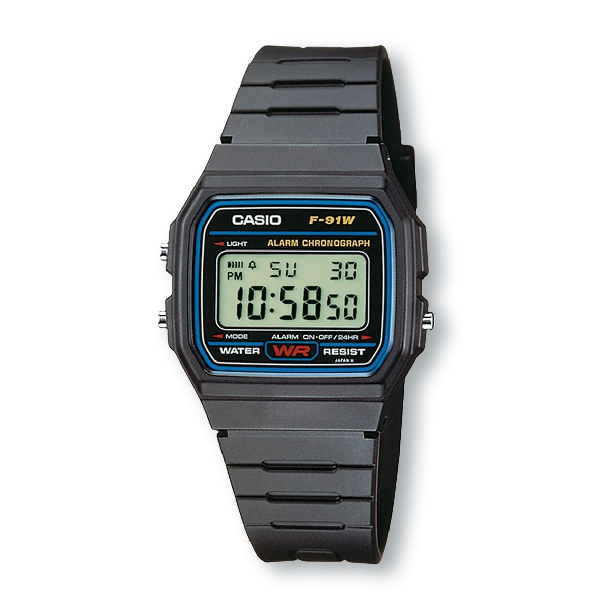 Casio F91W Classic Resin Strap Digital Waterproof Sport Watch – Black