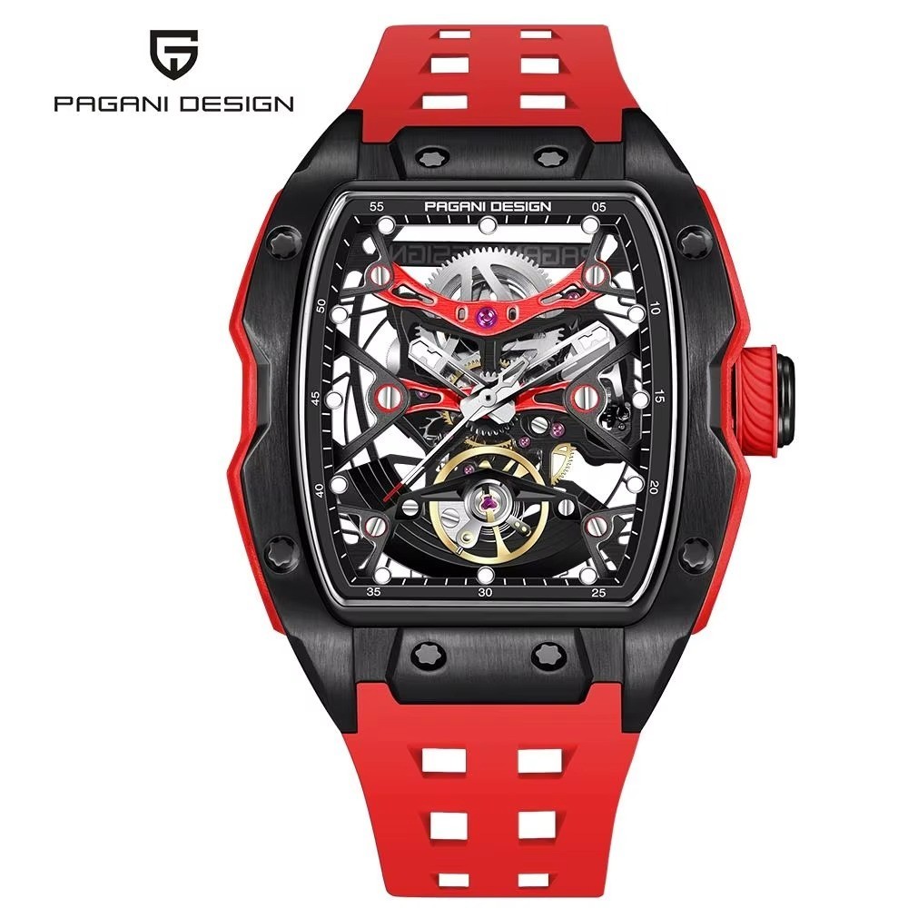 ⌚ PAGANI DESIGN Automatic Skeleton Watch Men’s Sapphire Crystal Stainless Steel