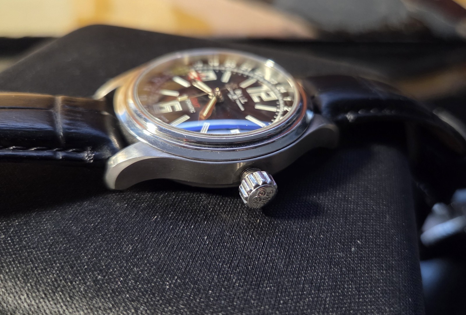 Ball Trainmaster NM1038D Date Black Automatic Men’s Watch