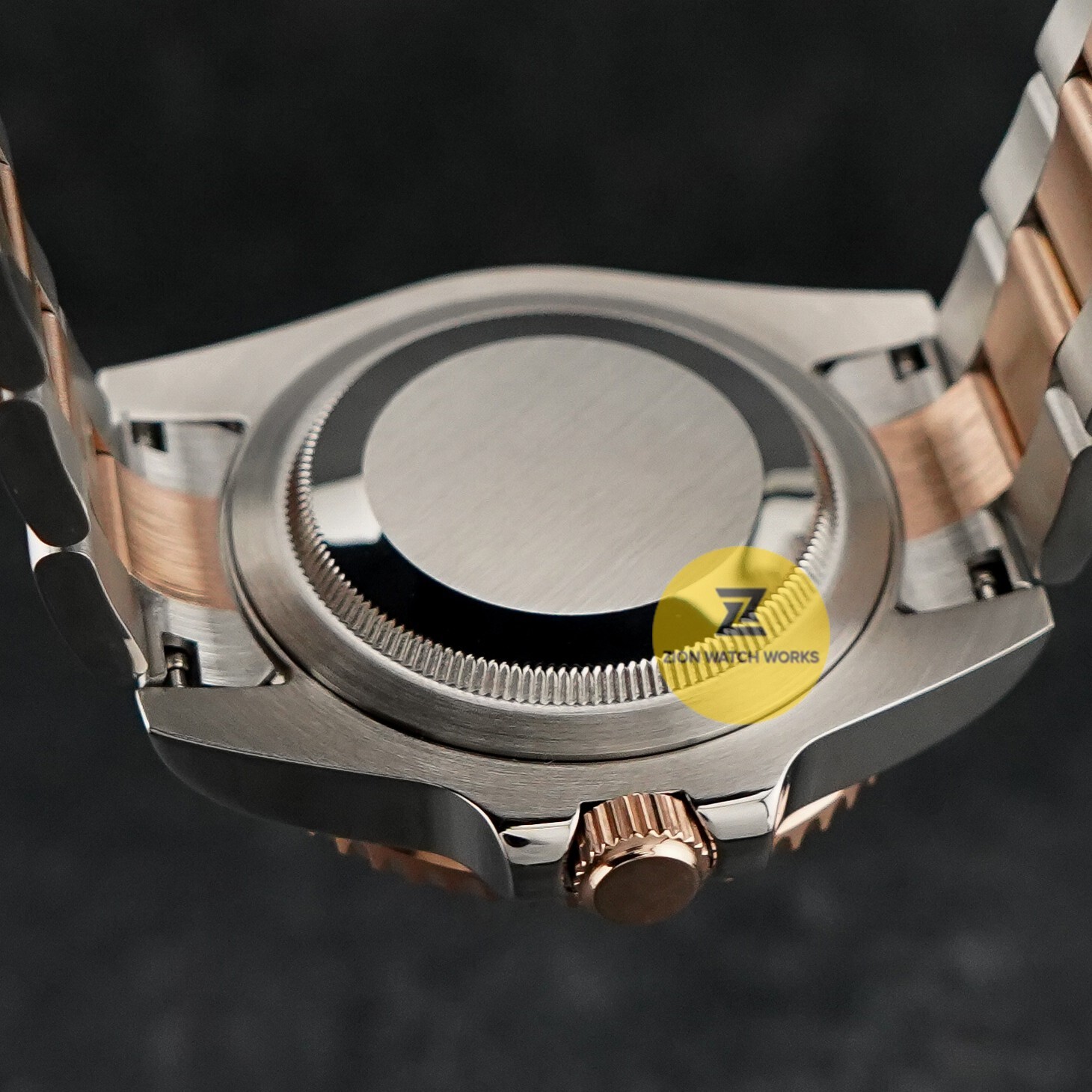 Custom Made 40mm “Rootbeer” Rose Diver Sub GMT Style Mod Watch w/ NH34 Movement