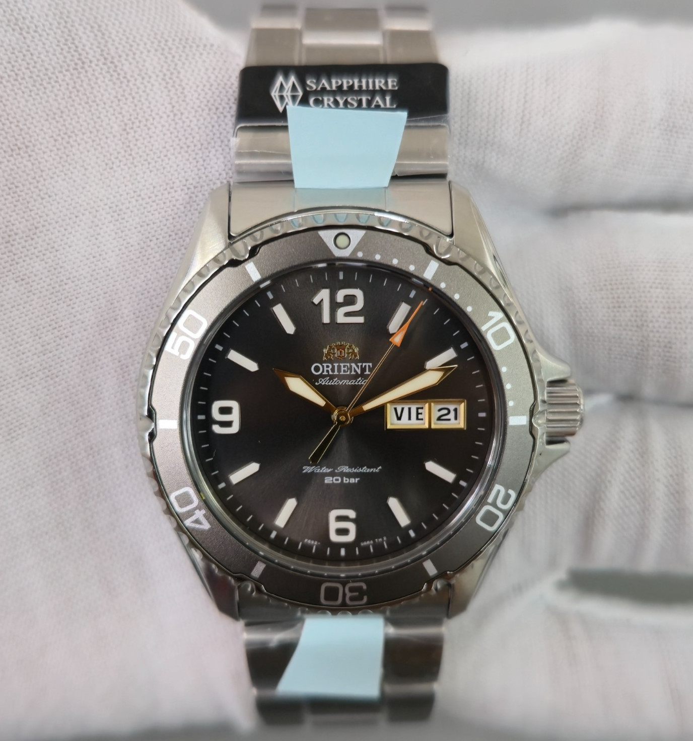 Orient Mako III RA-AA0819N39B Automatic Diver Grey Dial 41.8mm New Men’s Watch