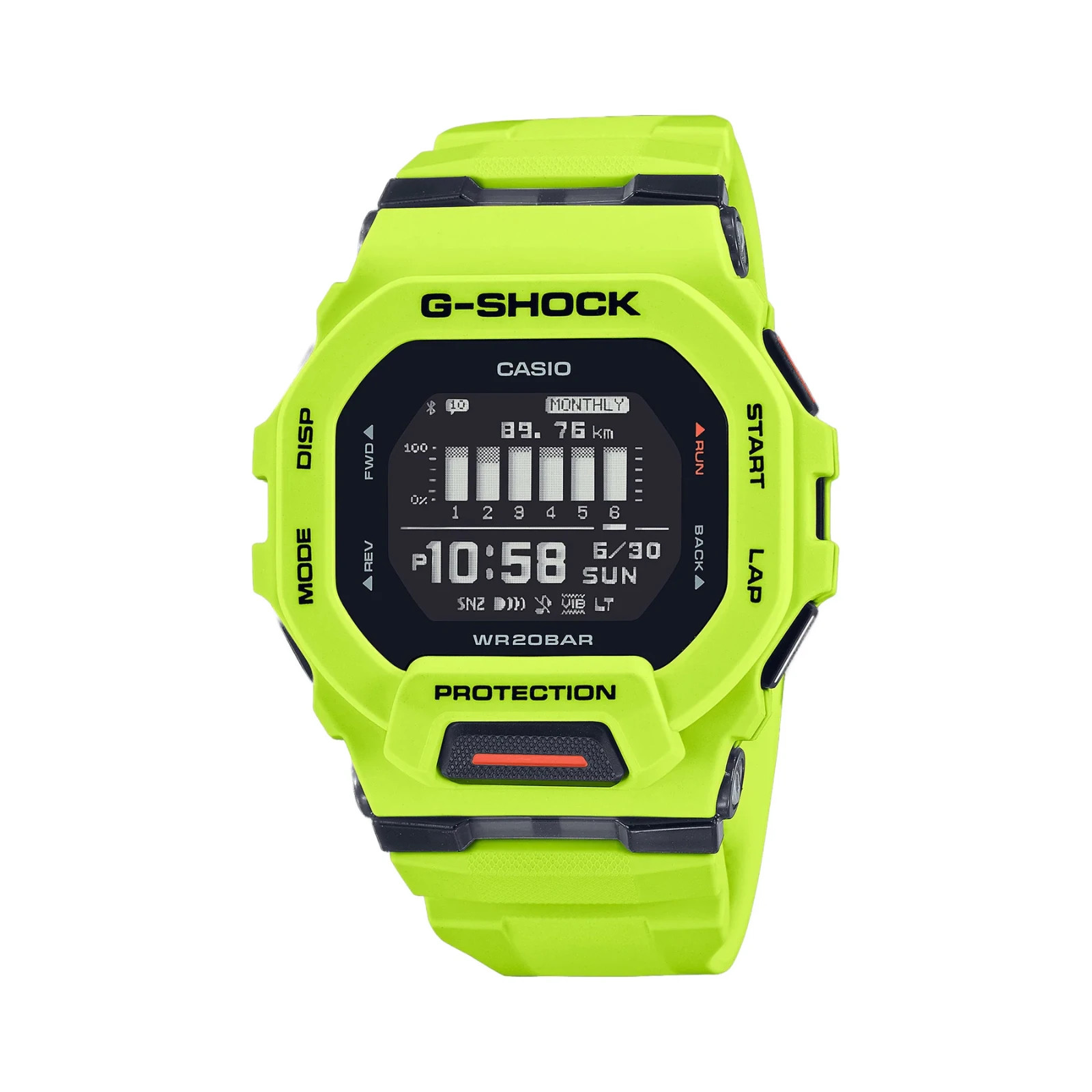 Casio G-Shock GBD-200-9DR Men’s Digital Black Sports Watch Bluetooth 200M