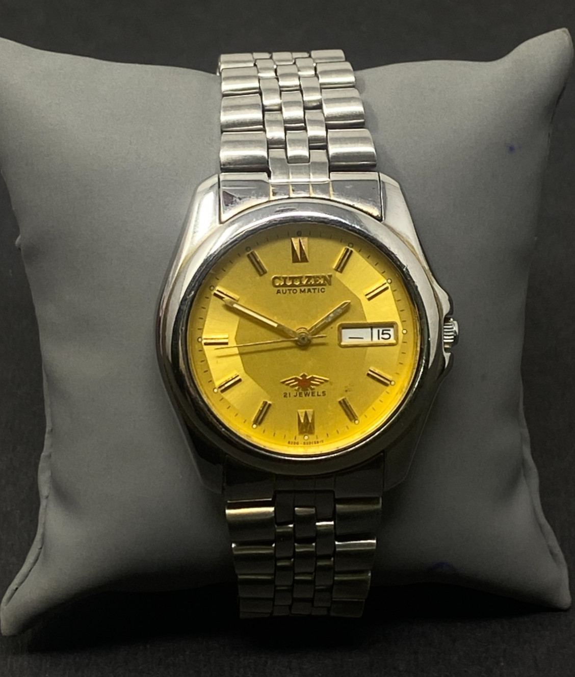 Vintage Citizen Automatic 8200A Japan Movement Day-Date Men’s Wrist Watch
