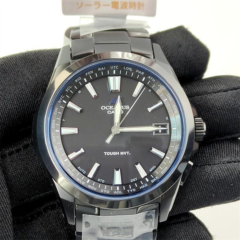 CASIO OCEANUS Titanium analog Radio Waves Solor Men’s Watch OCW-S100B-1AJF