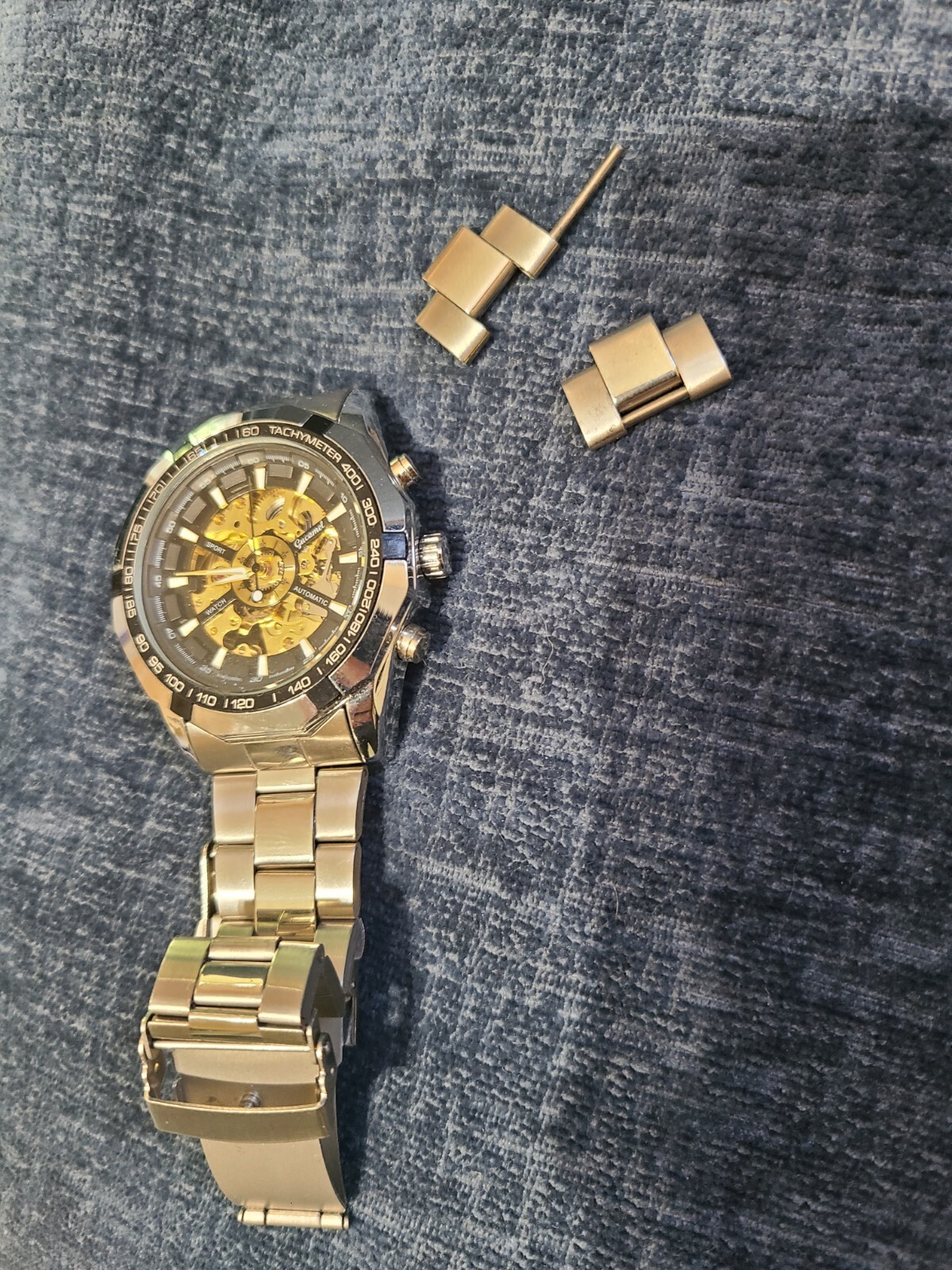 Skeleton Watch Men’s Automatic – see pics and videos in description