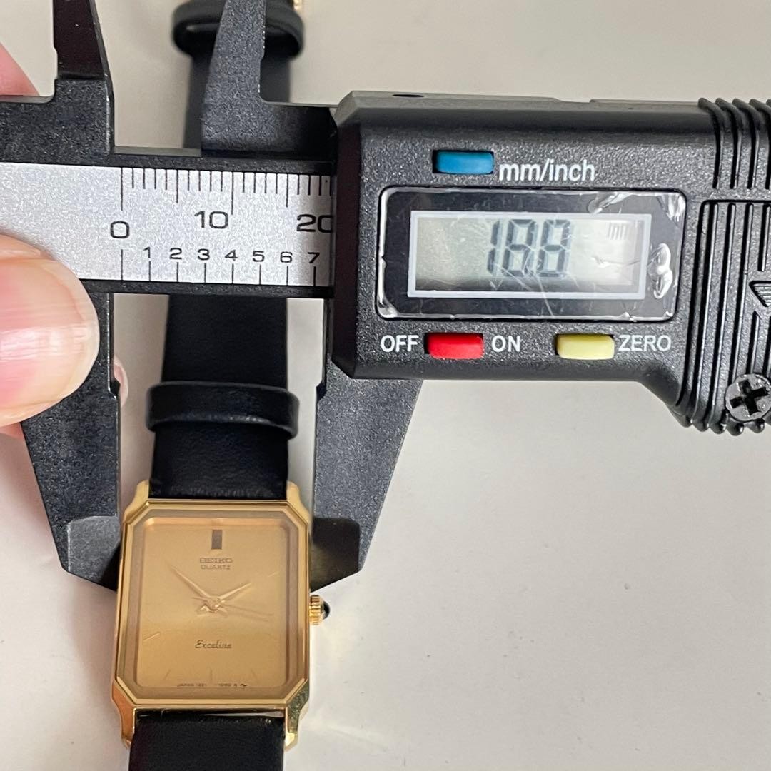 Working item condition SEIKO Excelline SGP30 Gold Case Wristwatch