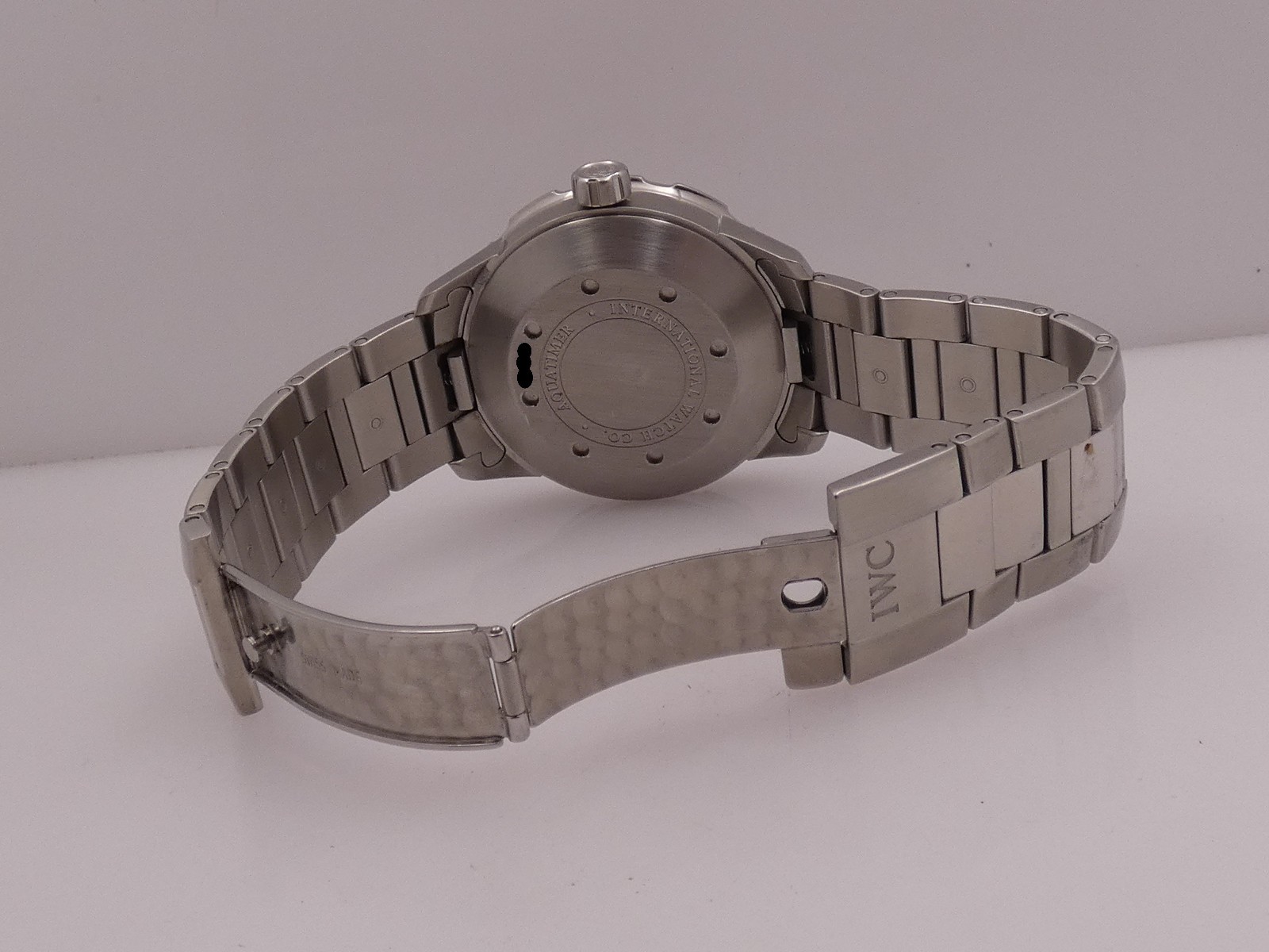 IWC AQUATIMER AUTOMATIC 2000m IW3568 WITH PAPERS YEAR 2019 STEEL BRACELET WATCH