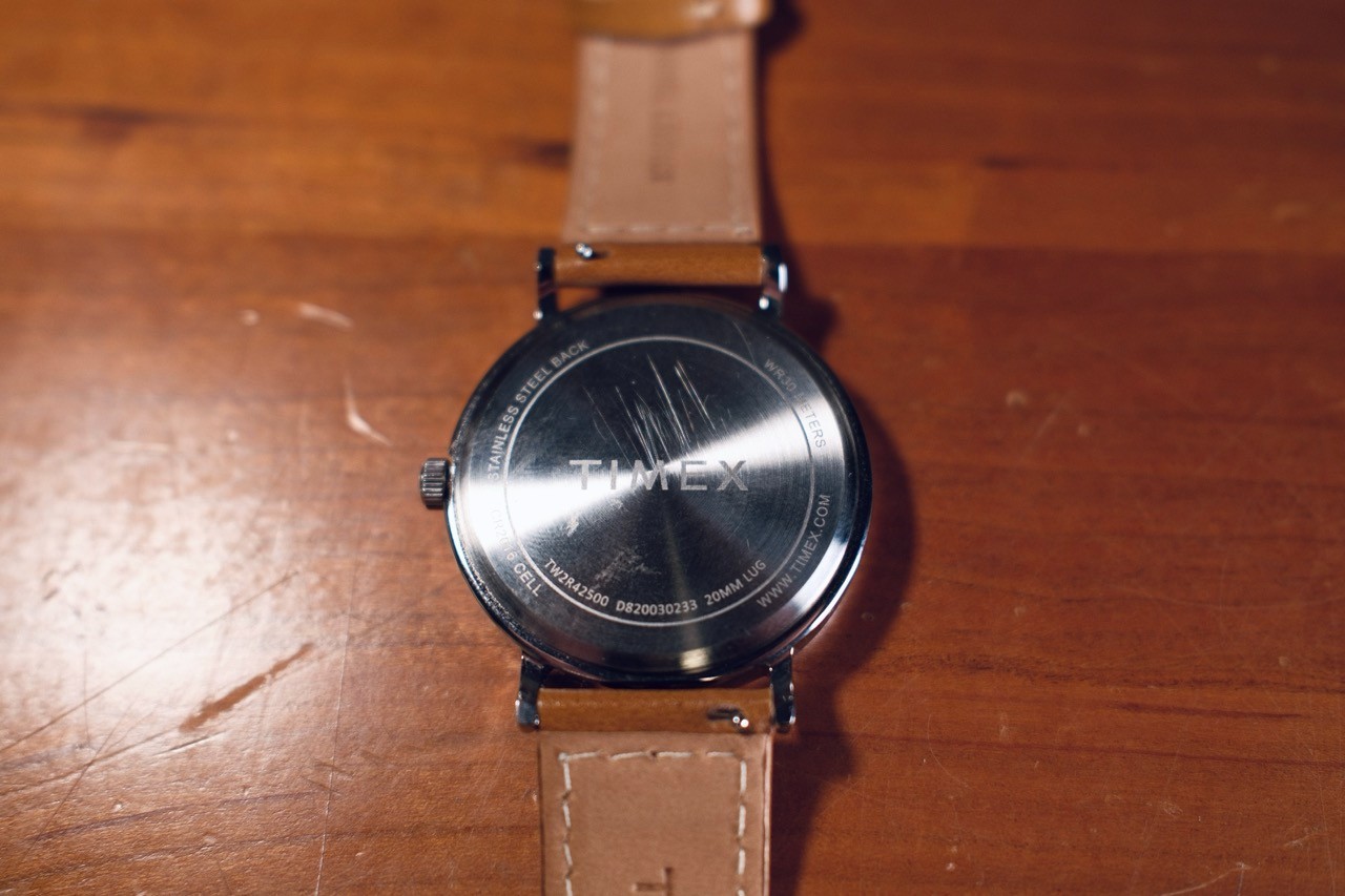 Timex Weekender 40mm Blue Dial with extra Dan Henry strap