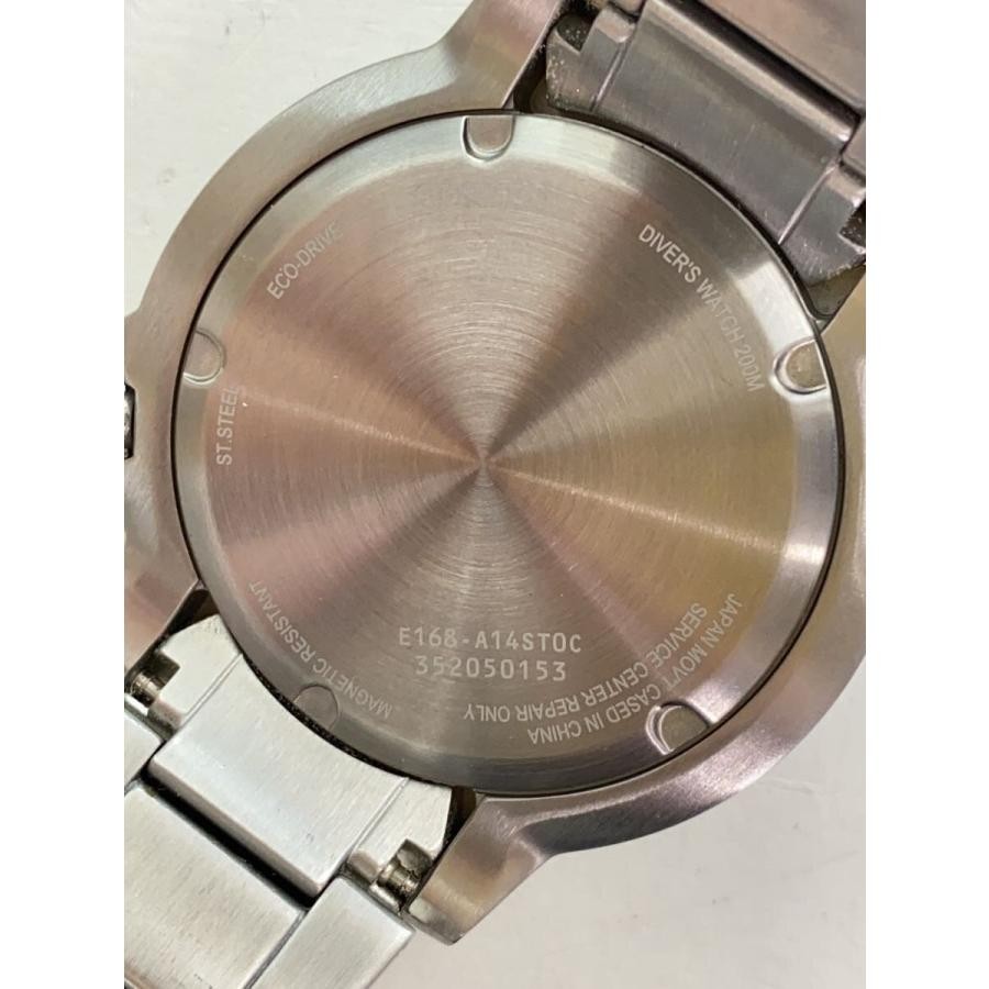 CITIZEN E168-A14ST0C Case Size 4 ×4cm Wrist Size 19cm Used Watch #5134