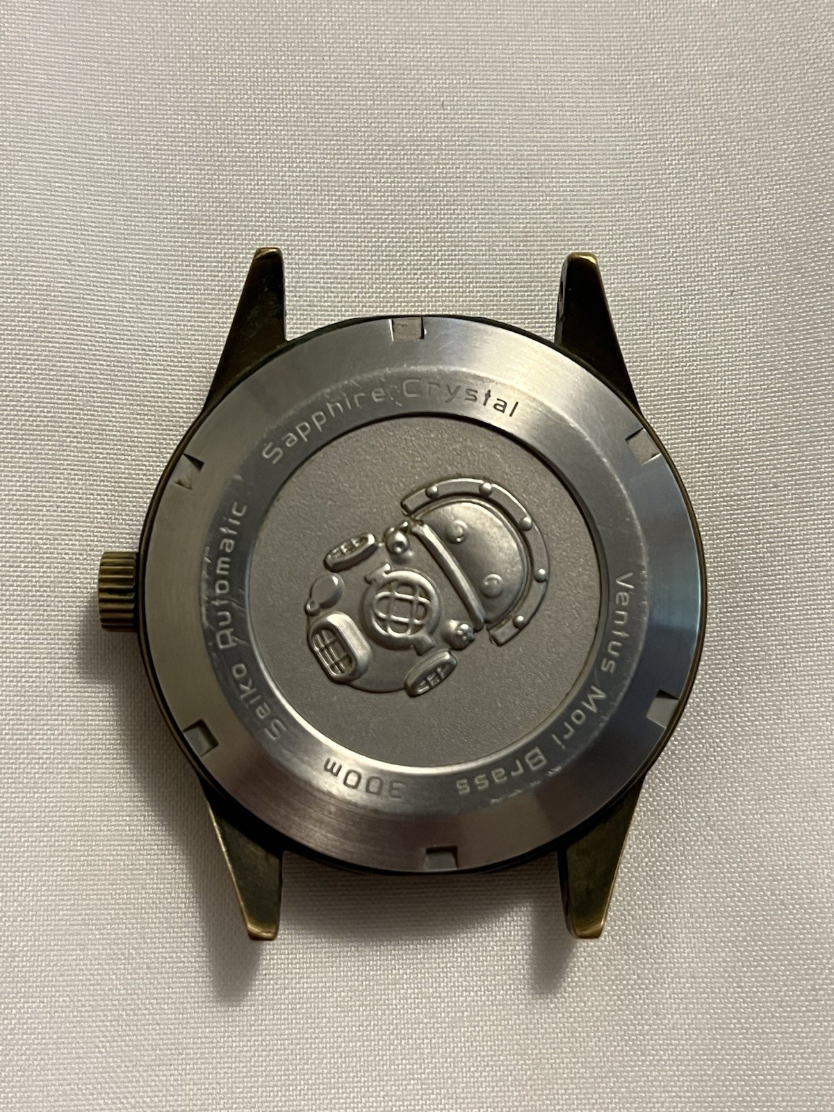 Ventus Mori Brass Automatic Dive Watch 300m Black Dial Unidirectional Bezel