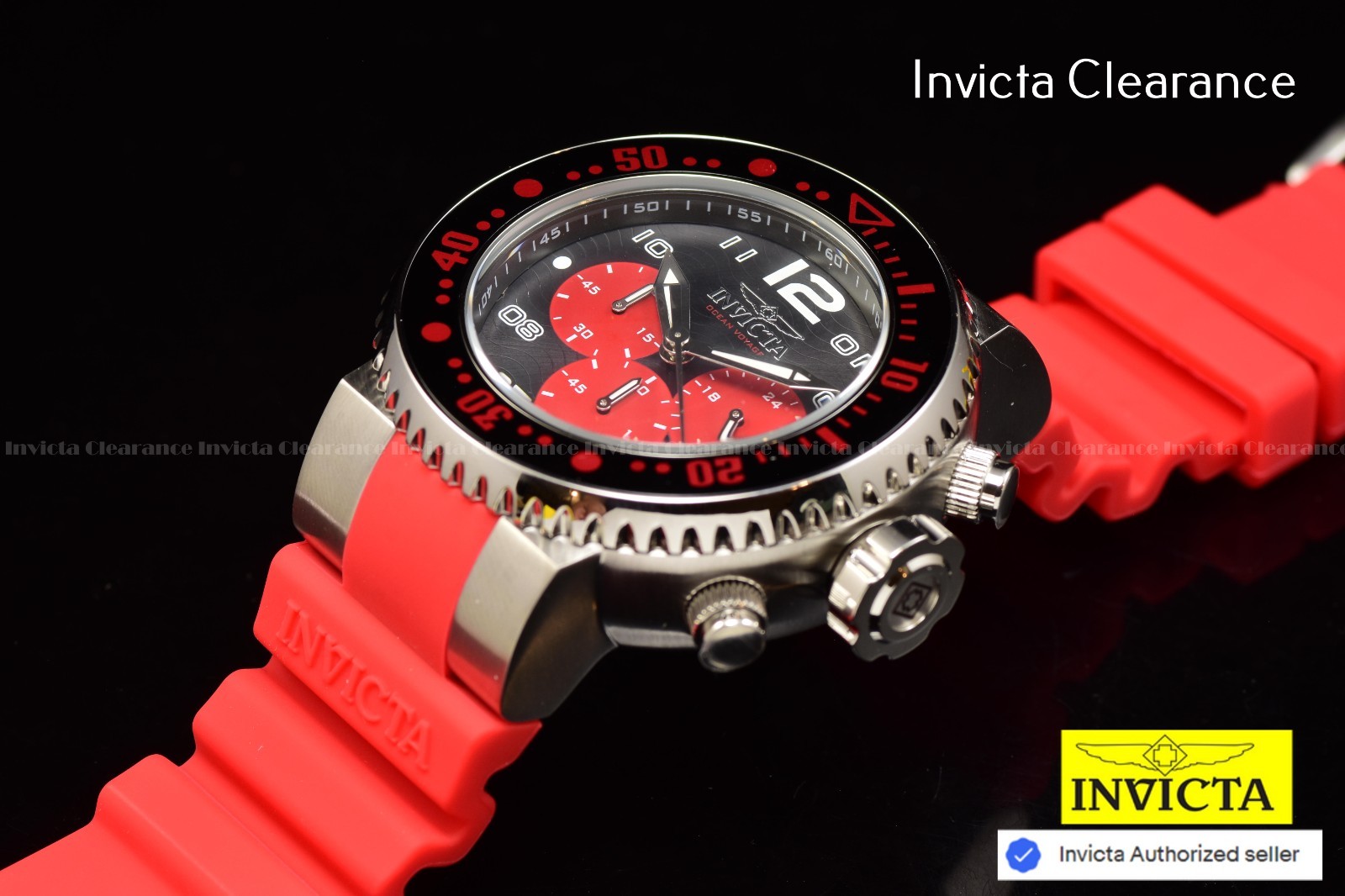Invicta Men’s Elements Stainless Steel Hook Buckle Clasp Bracelet 39619