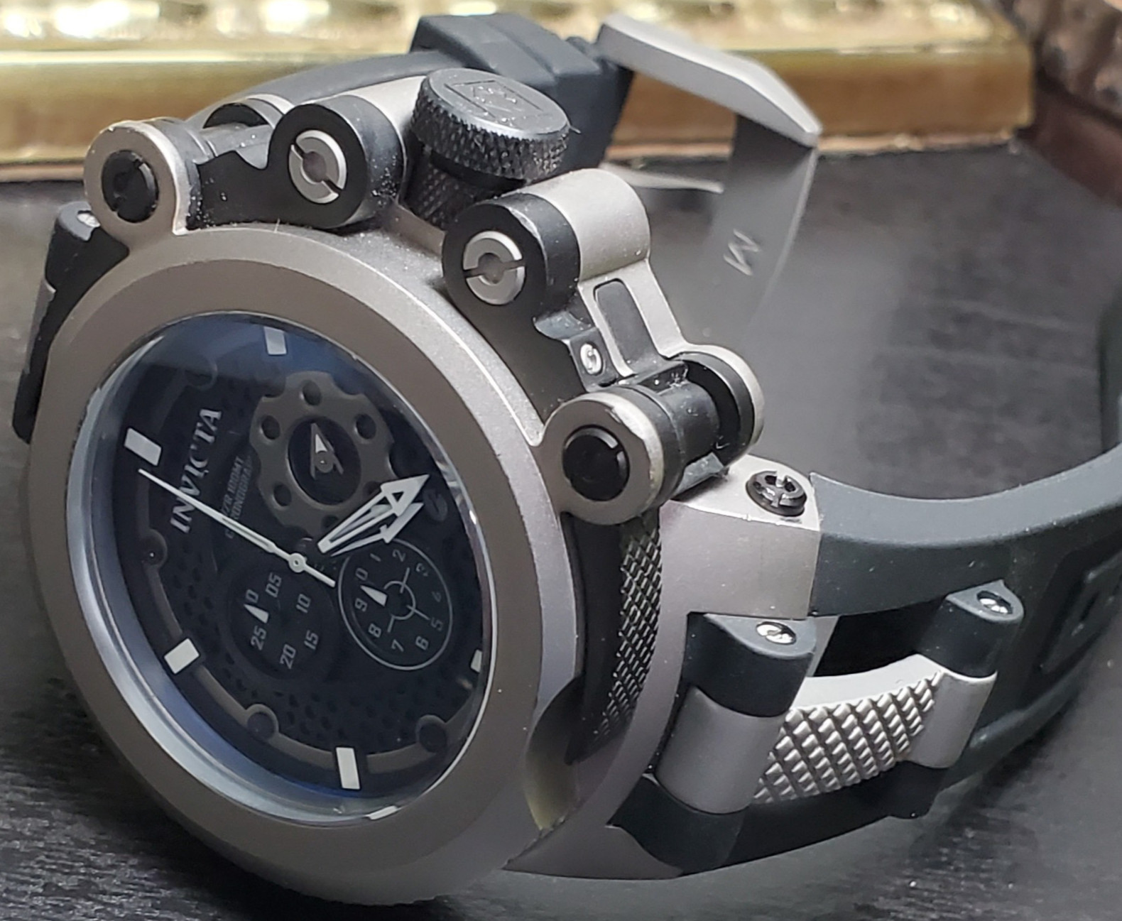 INVICTA COALITION FORCES TRIGGER MODEL No. 0956, 55mm, SWISS TITANIUM WATCH