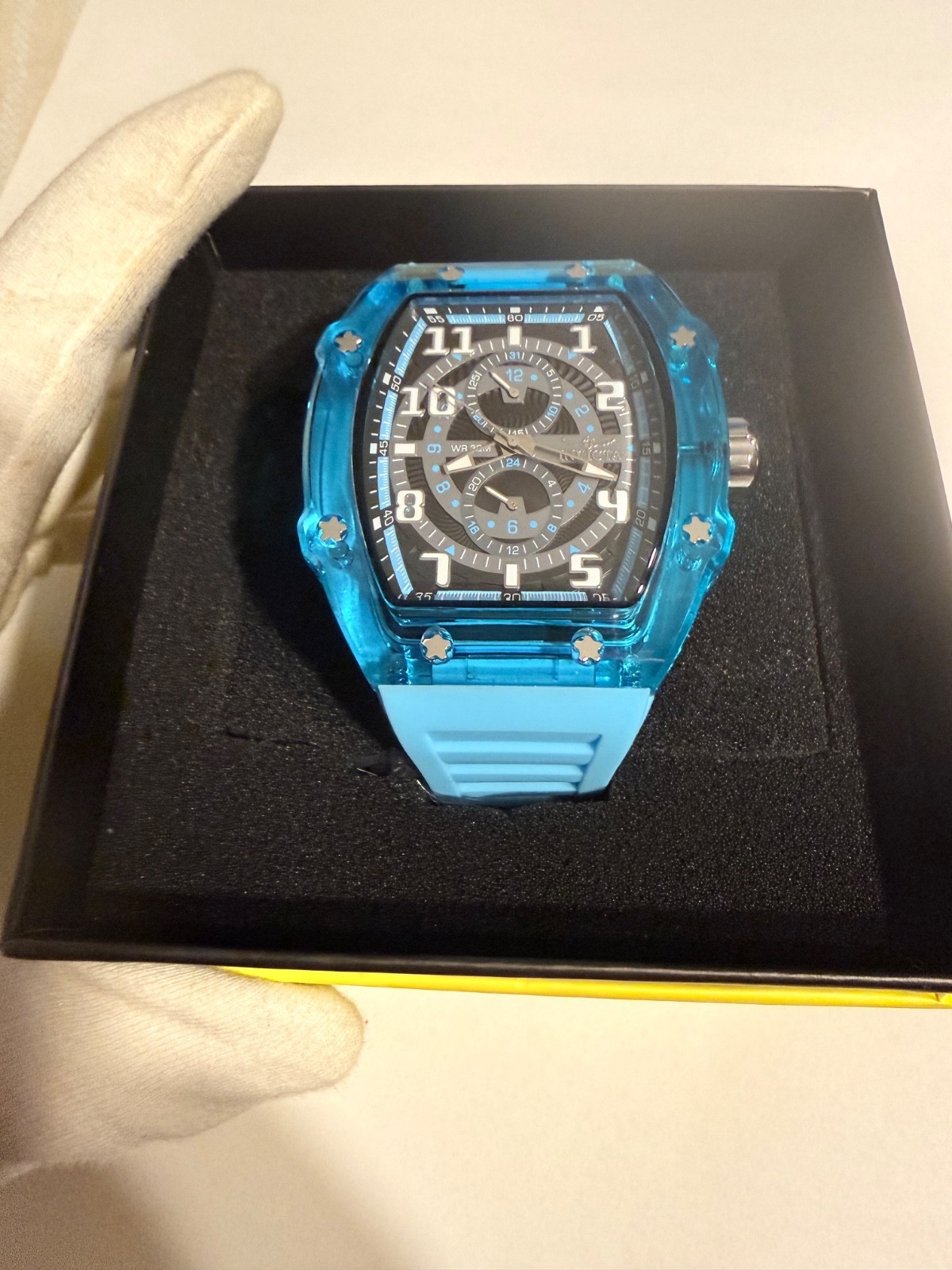 Invicta Racing Cyclone Men’s Watch – 48.5mm, Blue