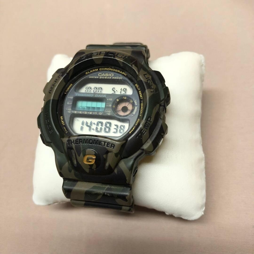 CASIO G Shock DW 6100 Camouflage Digital Wristwatch Alarm Chronograph 20BAR