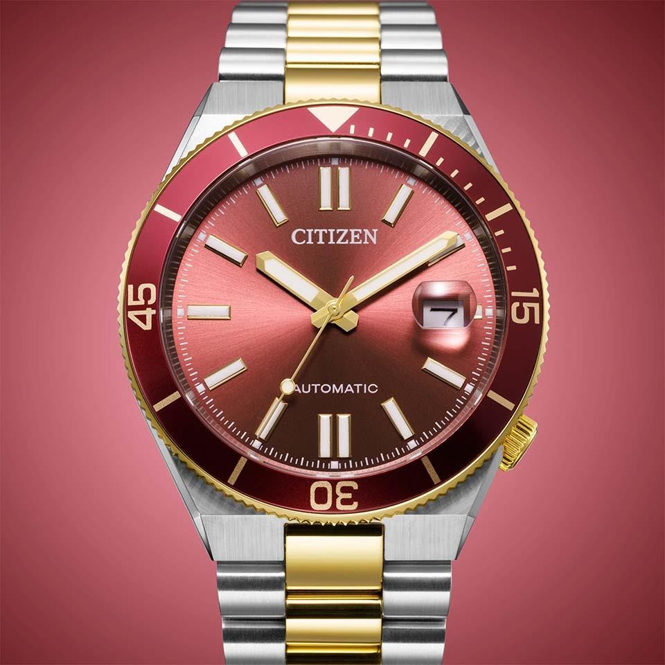 Citizen Collection NJ0234-58X Automatic Red Dial 40mm Watch