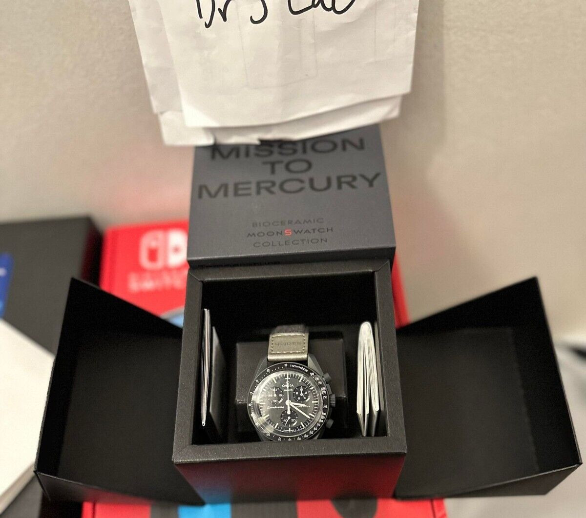 Swatch x Omega Bioceramic Moonswatch Mission To Mercury – Brand New Fast Ship