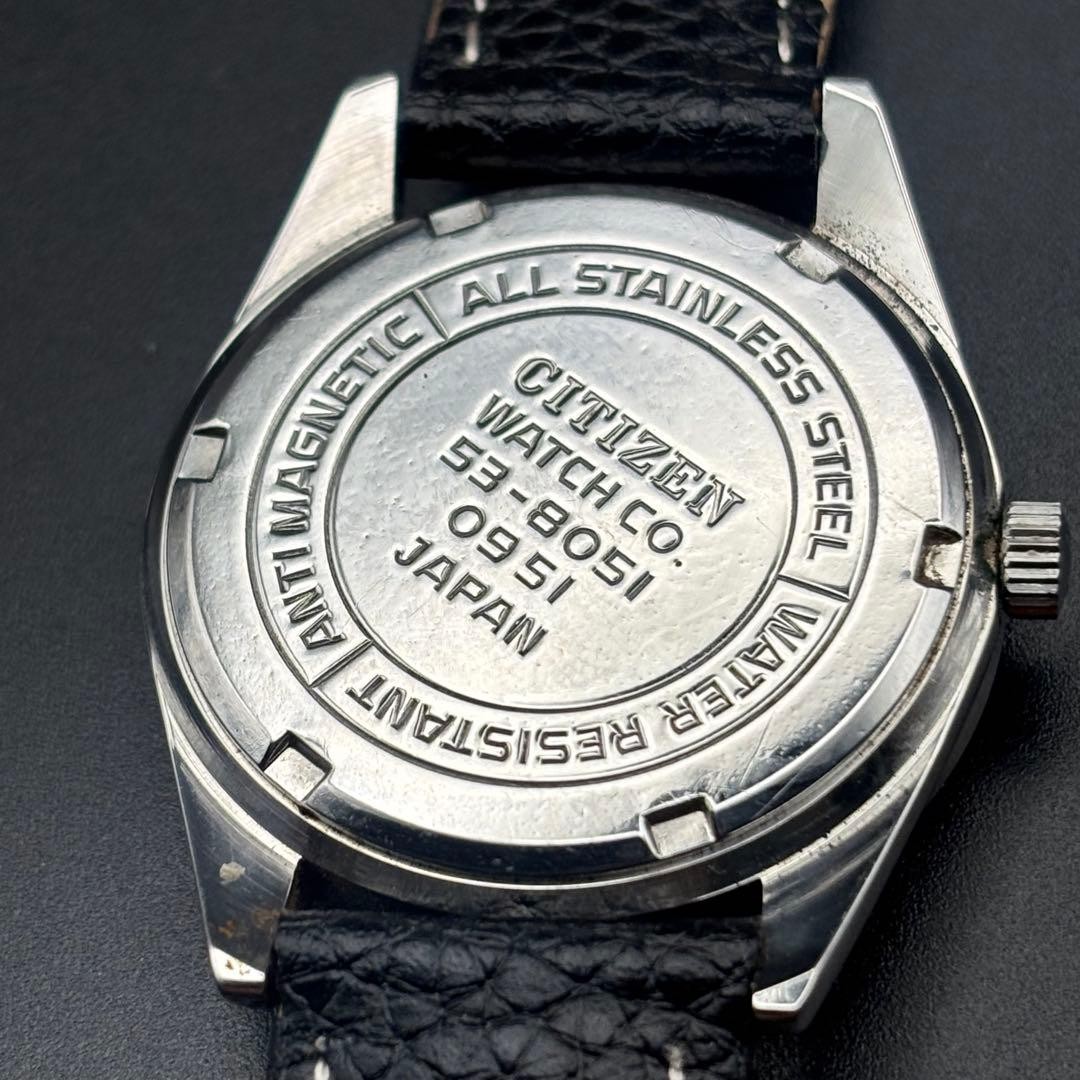 [Rare and in excellent condition] Citizen 53-8051 21 jewels, manual winding, ant