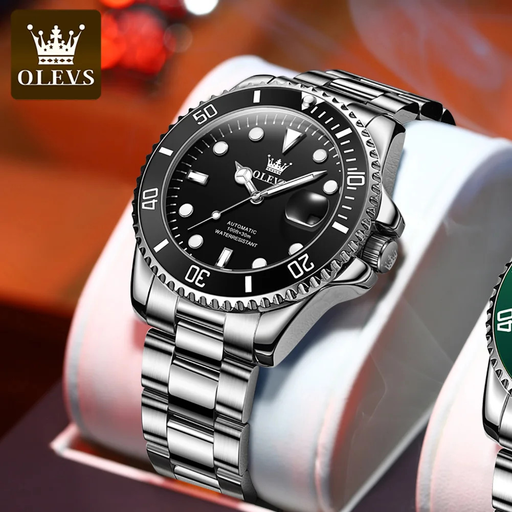 OLEVS 6650 Men Watch Classic Automatic Mechanical Watch Waterproof Luminous