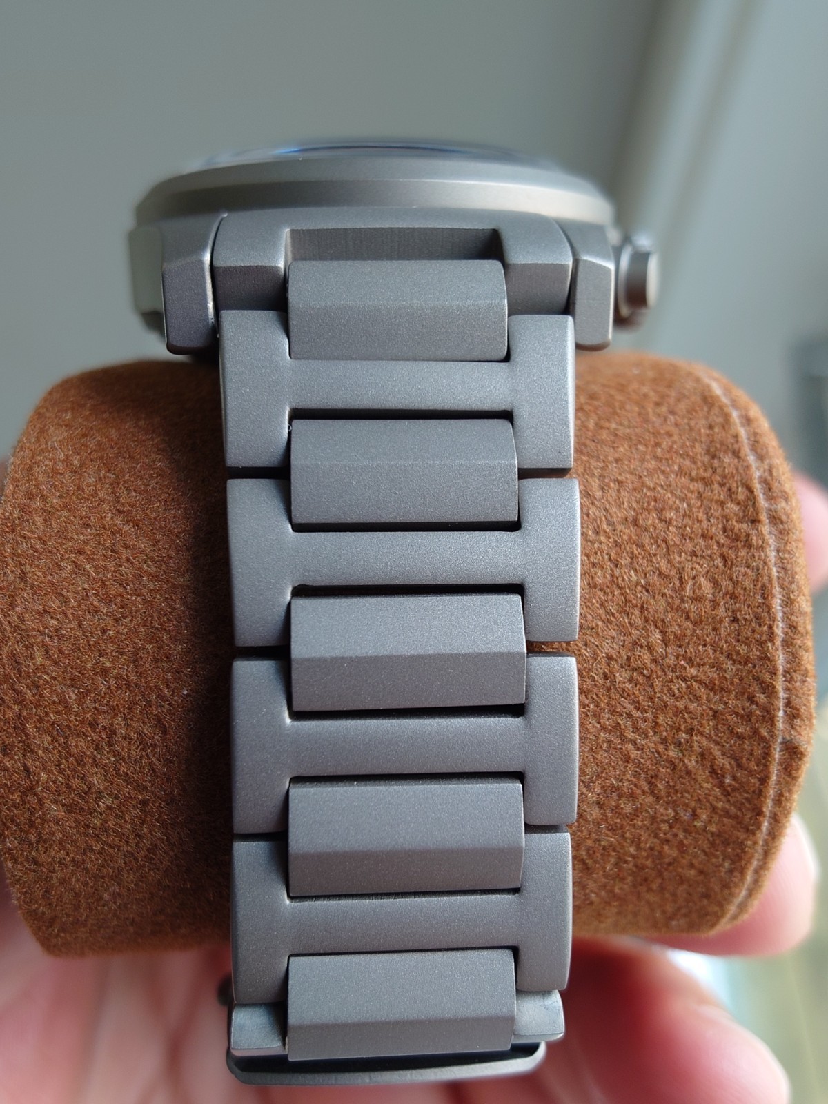 BODERRY LANDMASTER CHRONO – Titanium Automatic Tritium Field Watch (PURPLE)