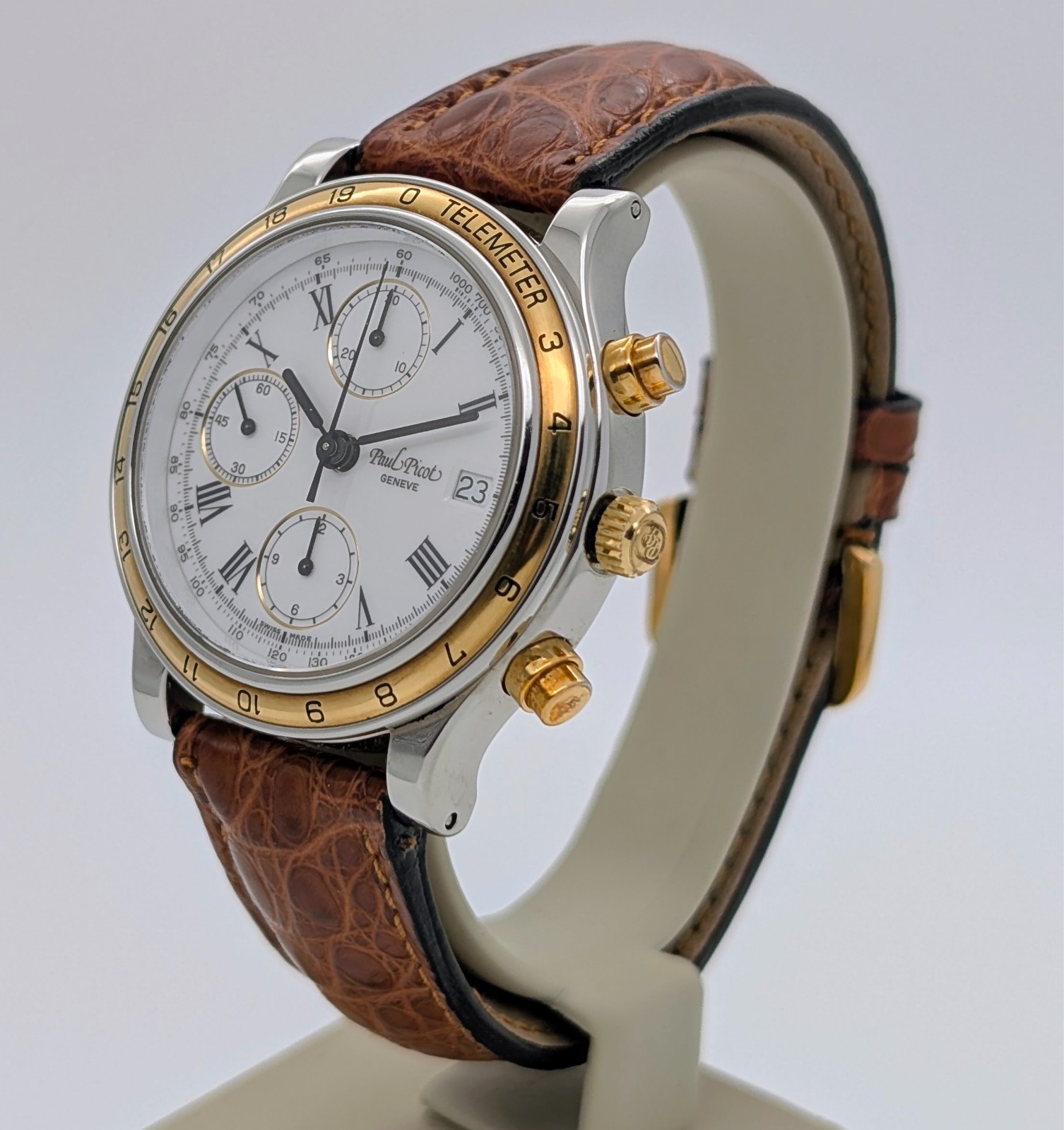 Paul Picot Depose Telemeter Chronograph Ref. 213-400-5006 Ø39mm Watch #3121
