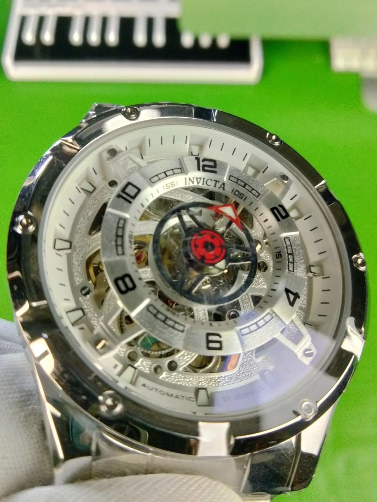 Invicta Racing Inter. Mechanical Automatic Stainless Steel Men’s Watch 21 Jewels
