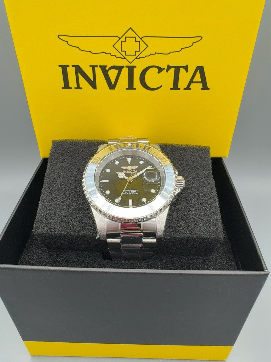 Invicta Pro Diver Coastpath 34022 Men’s 40mm Black Dial Steel Watch New Box