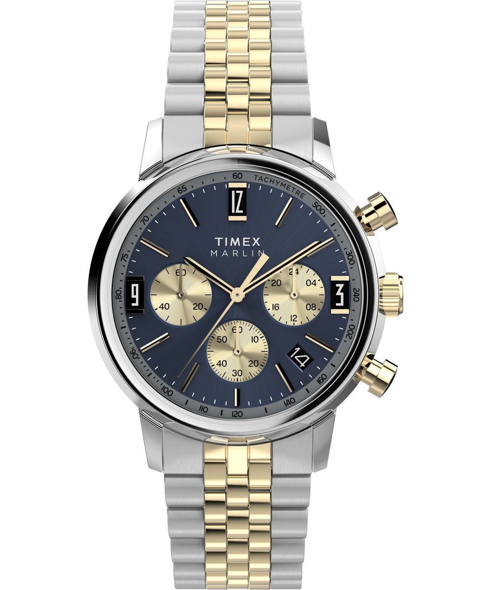 Timex Multicolour Mens Chronograph Watch Marlin TW2W60200
