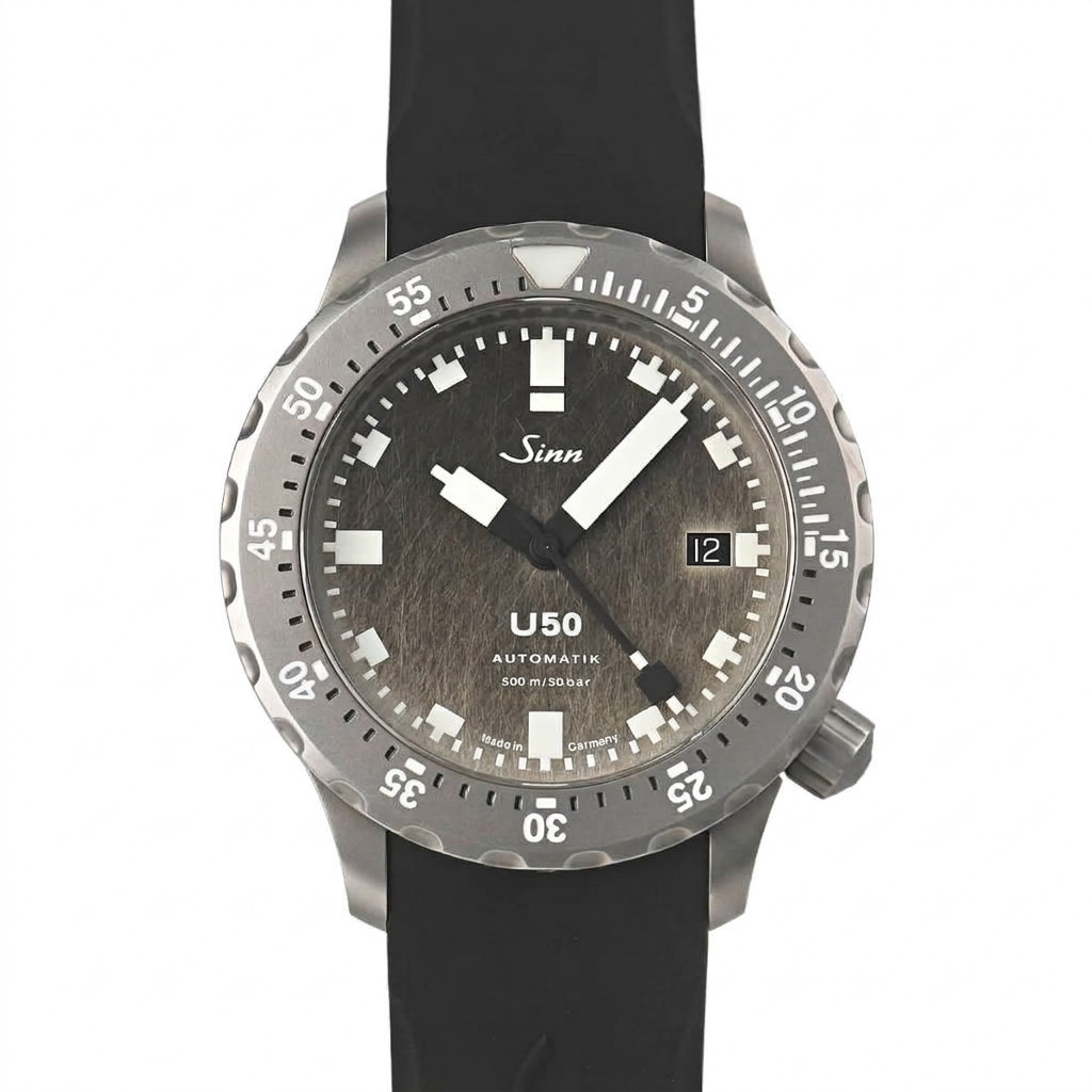 Sinn U50.DS Limited Edition 1 of 1000 German Submarine Steel Serviced New Strap