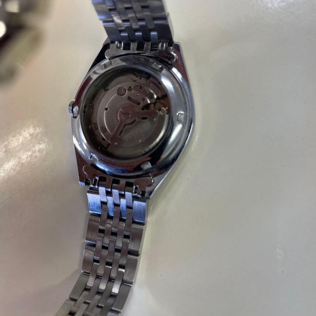 Seiko 5 Automatic Red Dial Day-Date Watch 36.6mm Wrist 20cm 1971
