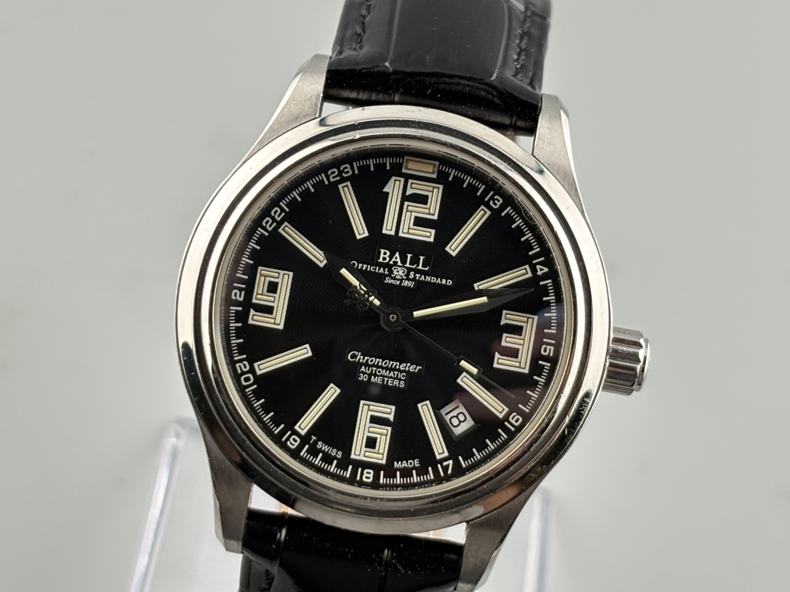 Ball Trainmaster NM1038D Date Black Automatic Men’s Watch