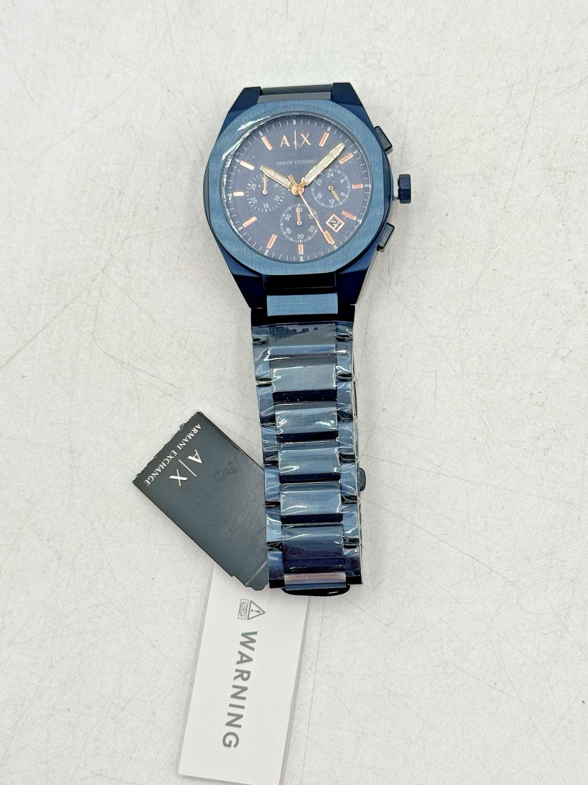 Armani Exchange Sync ChronographWatch -analog Stainless Steel Watch-blueAX4189