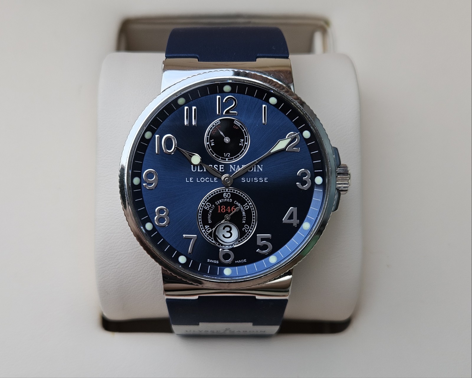 Ulysse Nardin Marine Chronometer Blue Dial Steel 41mm Automatic Men’s 263-66