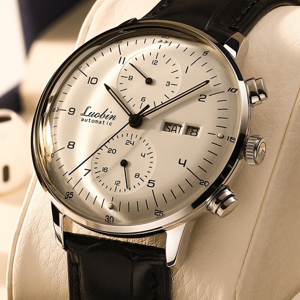 Luobin Automatic Men’s Luxury Mechanical Watch 3 Bar Hour Date Month Multi Dials
