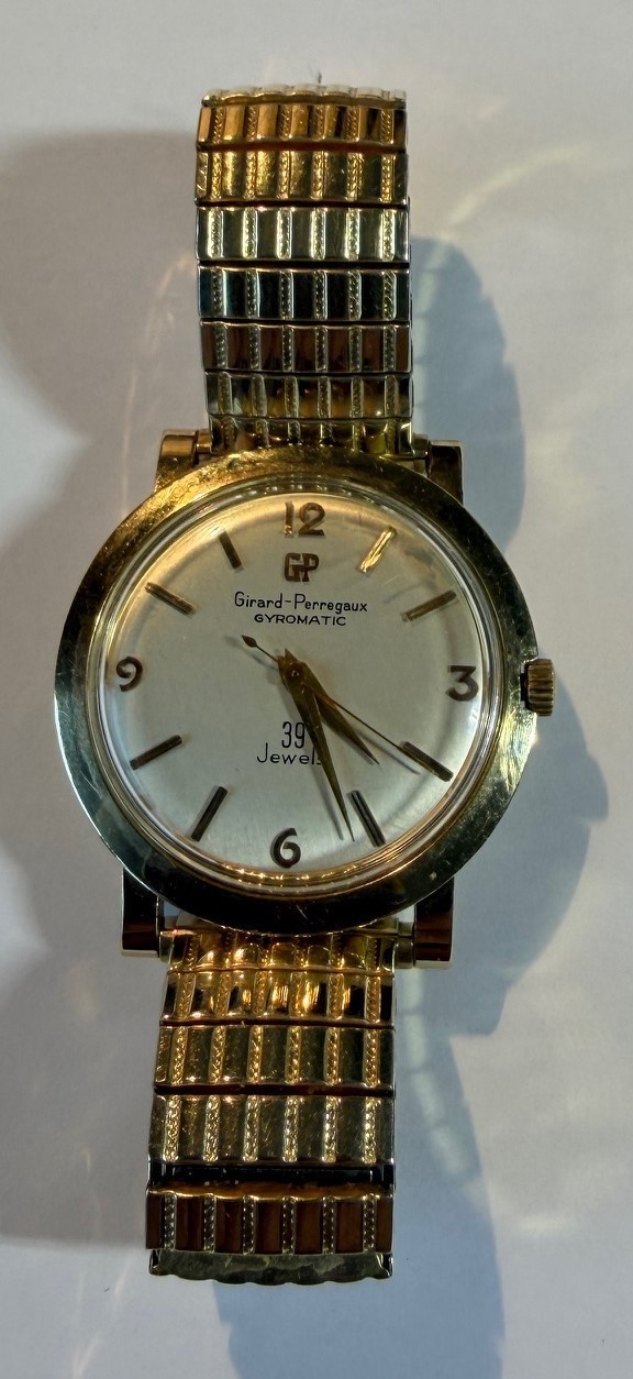 Vintage 14k Gold Filled Girard Perregaux Automatic Men’s Watch