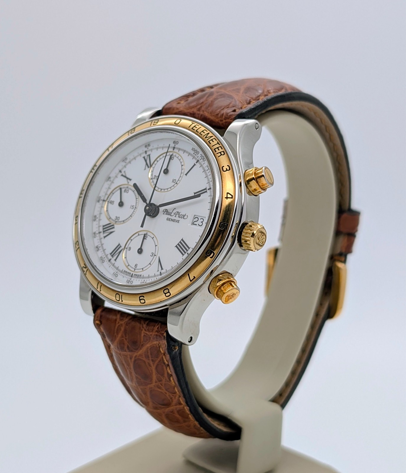 Paul Picot Depose Telemeter Chronograph Ref. 213-400-5006 Ø39mm Watch #3121