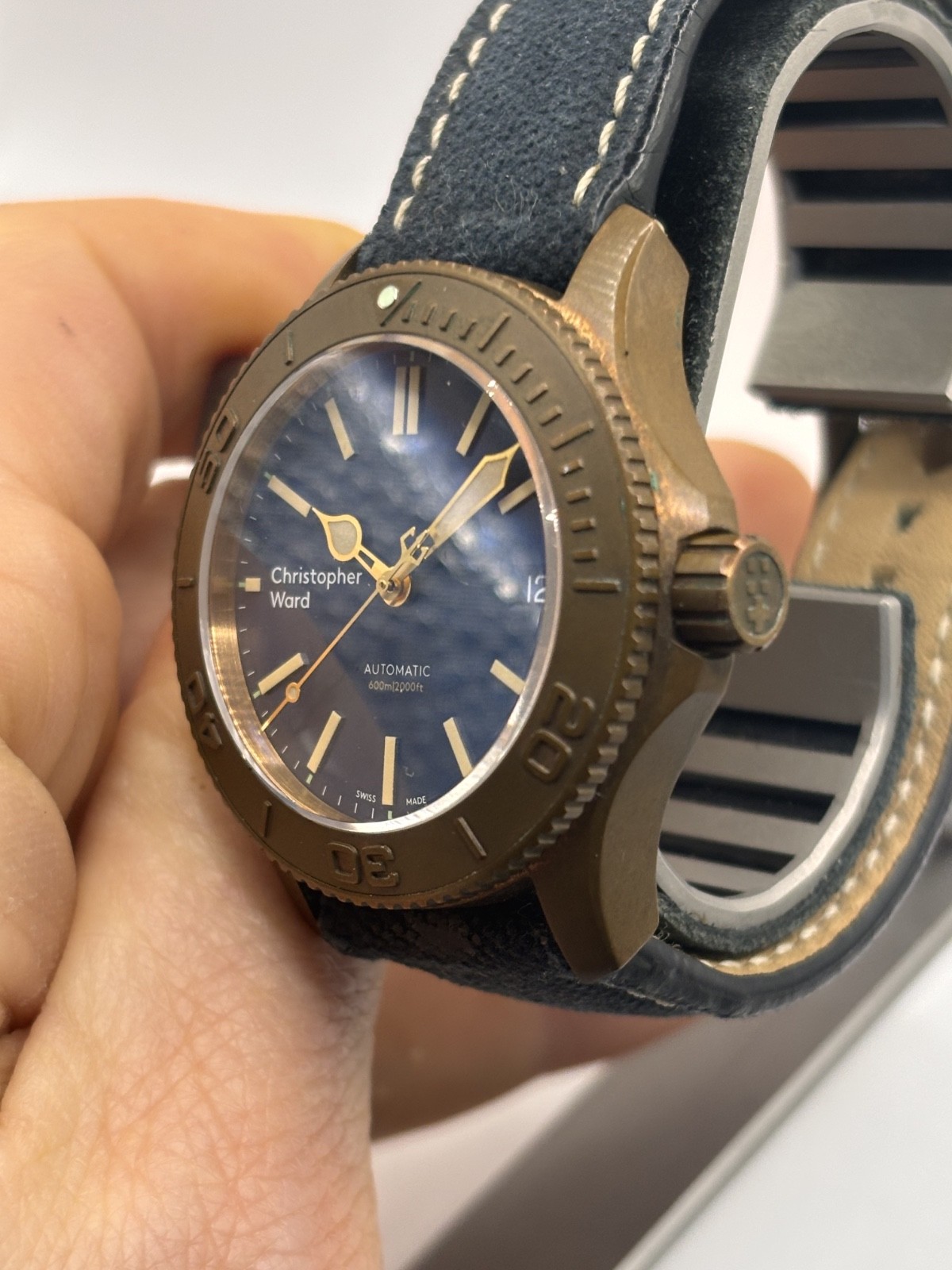 Christopher Ward C60 Trident Bronze Pro 600 38mm (02/2020) WH1461
