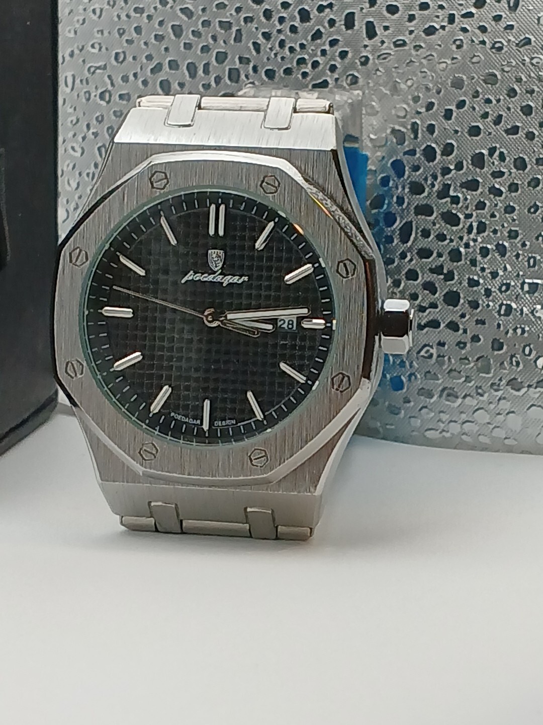Poedagar Luxury Watch for Man Elegant Date Week Waterproof Luminous Men Watch