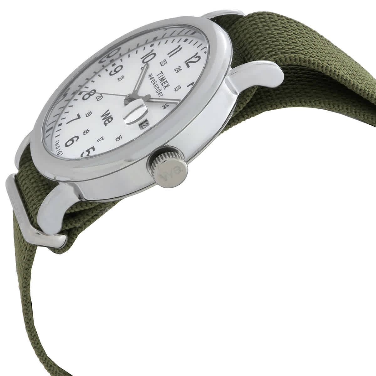 Timex Weekender Quartz White Dial Watch TW2W86000