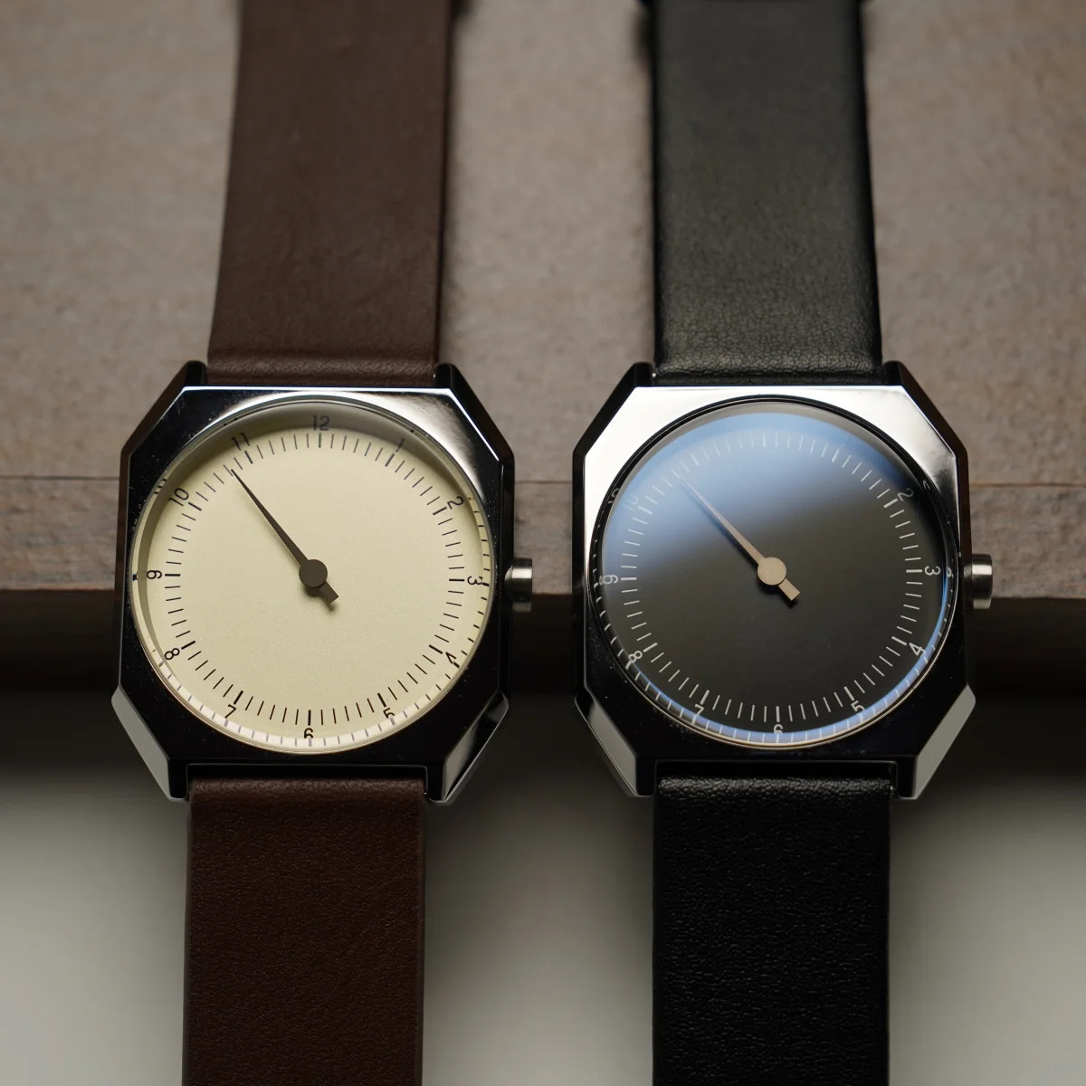 SKU Retro One Pointer Watch for Men – Vintage Style Square Quartz Watch