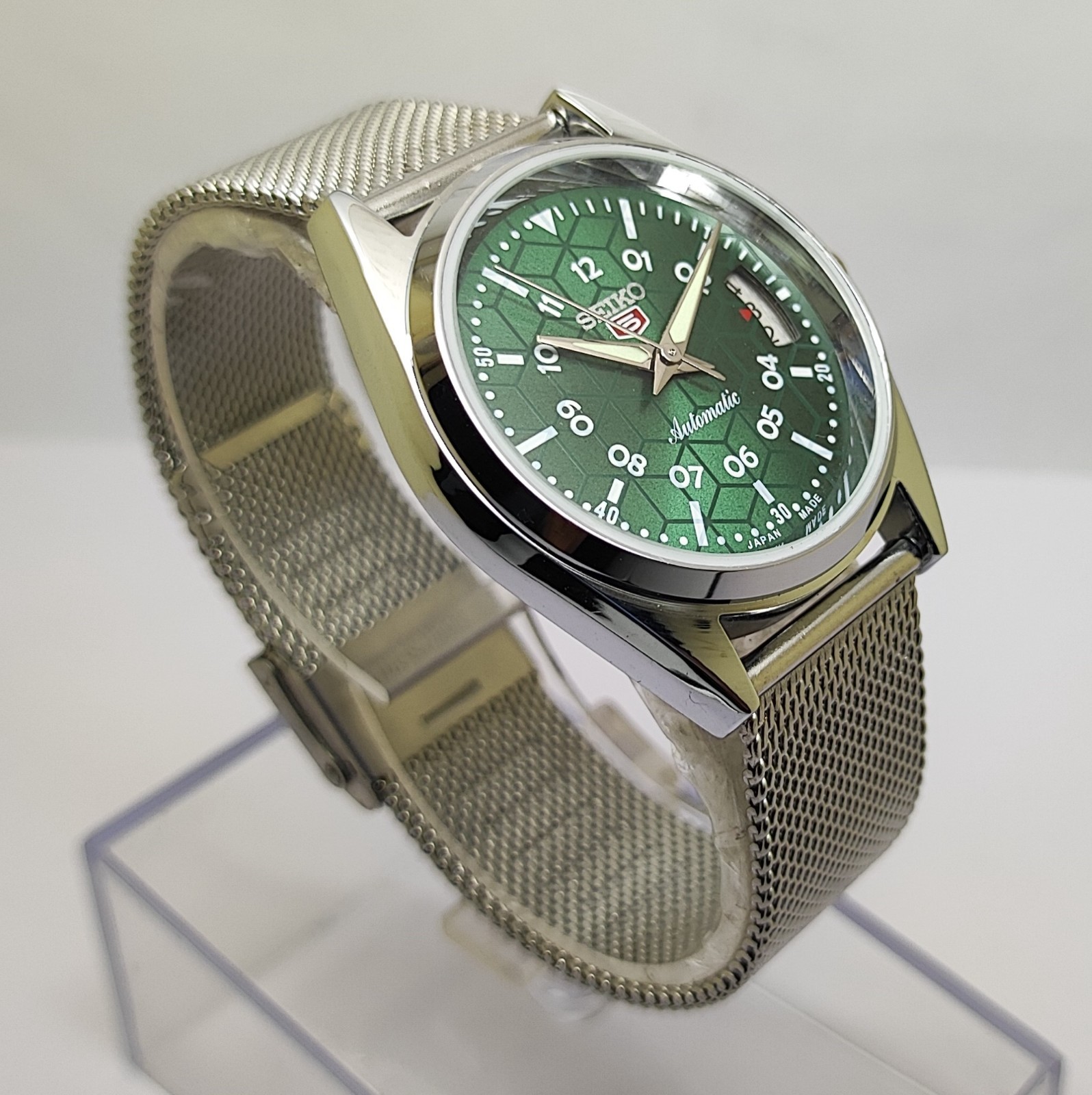 Refurbished Automatic Men’s Watch Day Date | Classic Vintage Style | Steel Strap