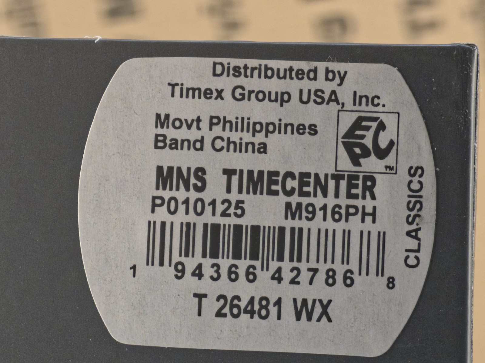 Timex T26481, Easy Reader, Men’s, 2-Tone Expansion, Day/Date, Indiglo.
