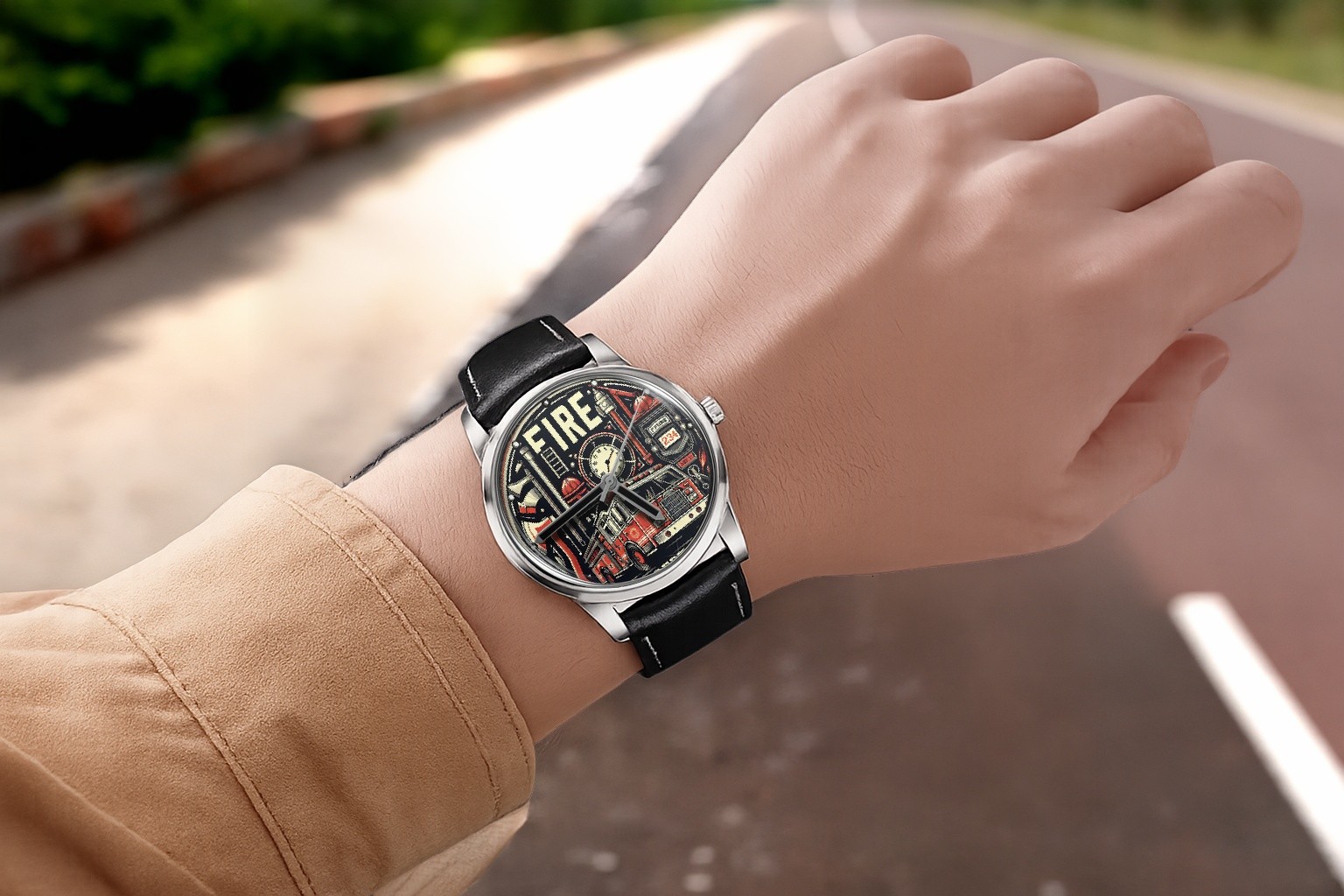 Fire Fighter Gift For Fire Dept Hero’s Unique n Very Beautiful Gift Wrist Watch