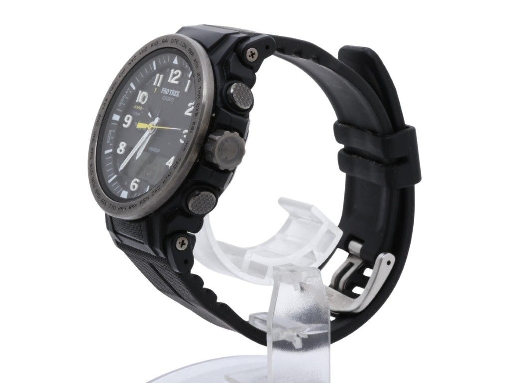 CASIO Casio PRO TREK Climber Line PRW51Y1JF Black Resin (Biomass) Stainless Stee