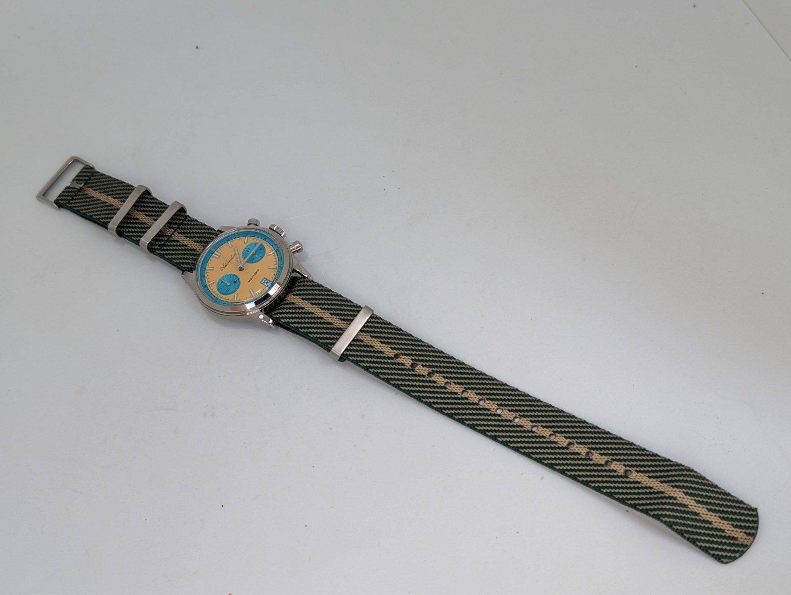Addiesdive 2095 – bicompact chronograph – BGW9 lume