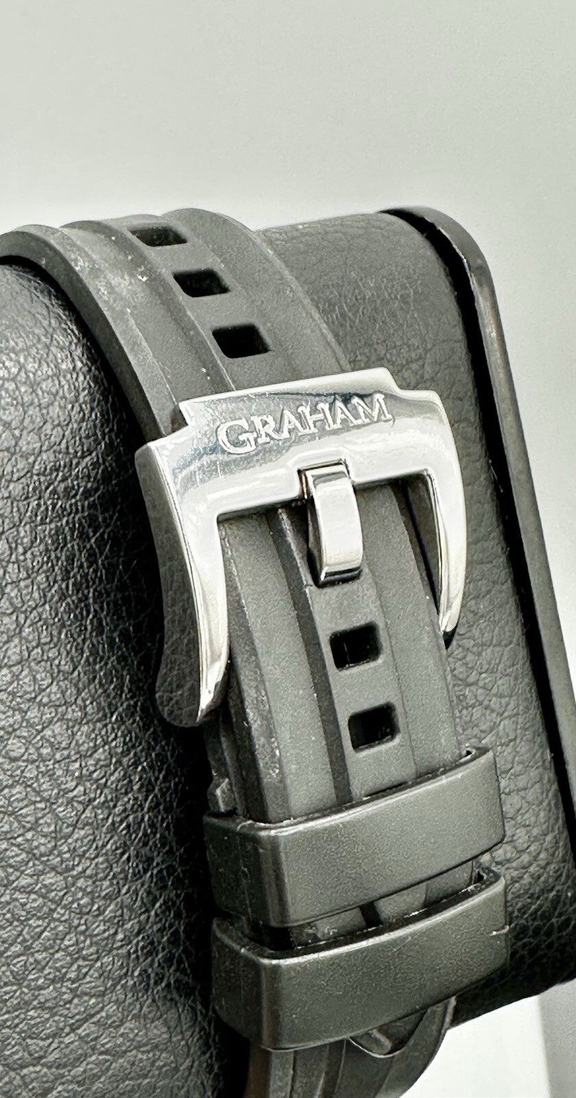 GRAHAM SWORDFISH SILVER KNIGHT LEFT VERSION SWISS AUTOMATIC CHRONOGRAPH 46MM