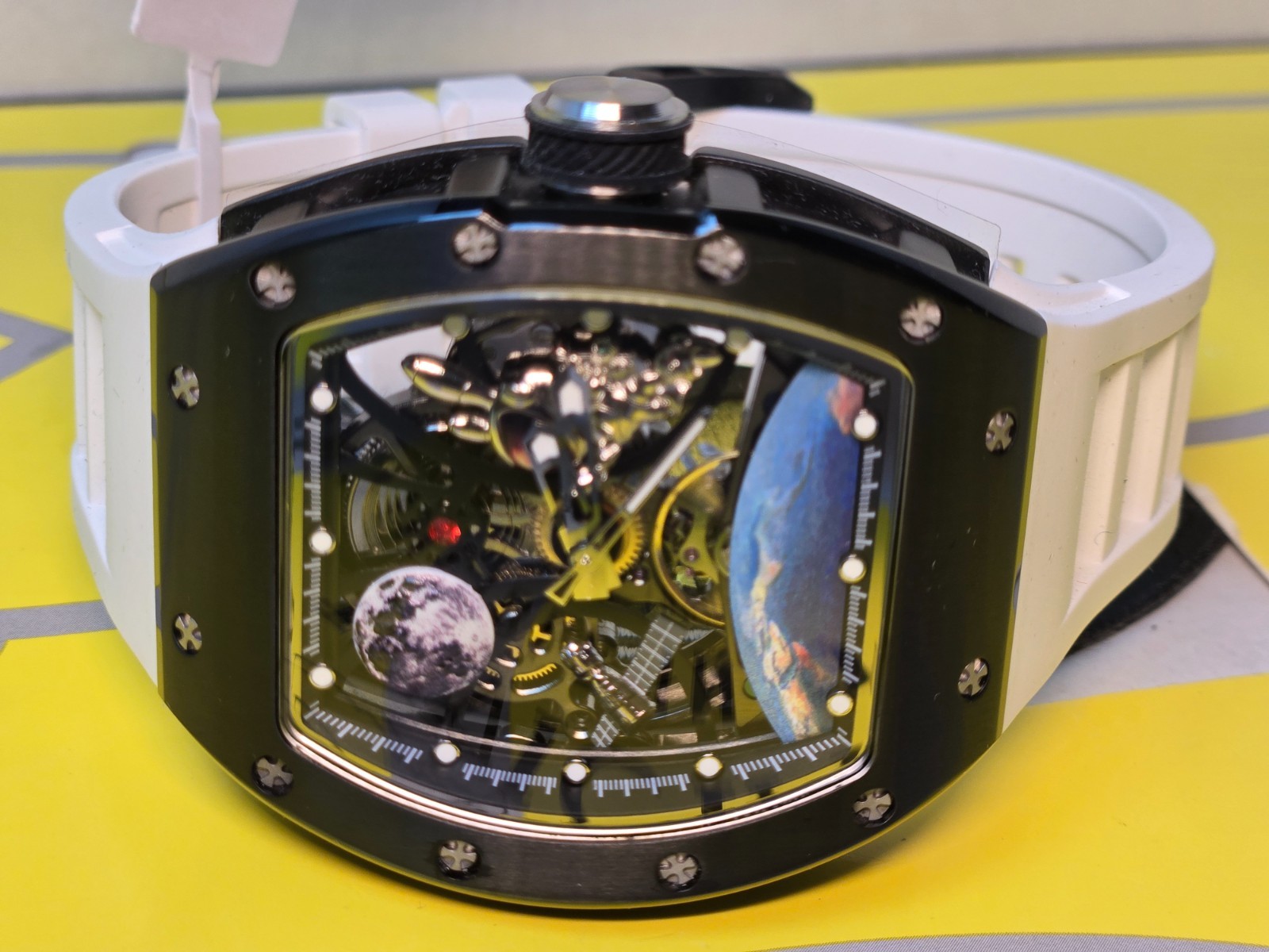 Invicta S1 Rally INTERSTELLAR Auto Men’s Watch White W/ Skeleton Dial 41mm White